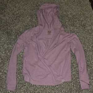 CALIA by Carrie Underwood Mauve Hooded Cardigan